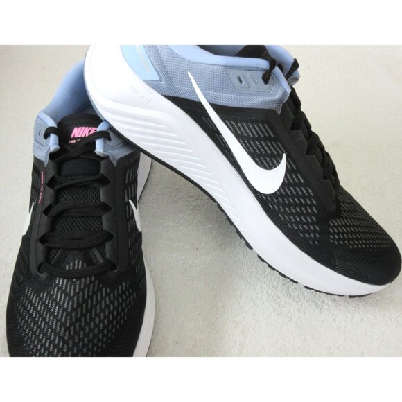 Nike Men's Air Zoom Structure 24 Running Shoes Black White Ashen Slate Sizes NEW - Picture 4 of 5